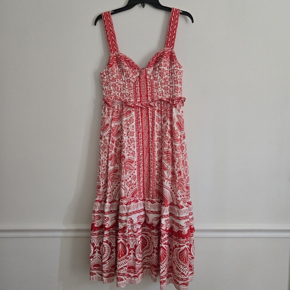 FARM Rio River Ride Midi Dress Size Medium - Picture 2 of 7
